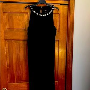 Elegant Black Chain-Detail Jumpsuit